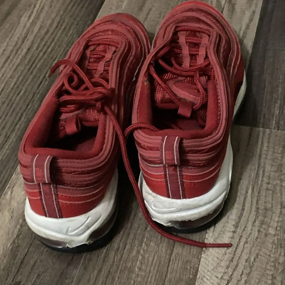 Nike Air Max 97 University Red Gym Red Black CQ9896-600 Womens Size 8.5 - Picture 4 of 12